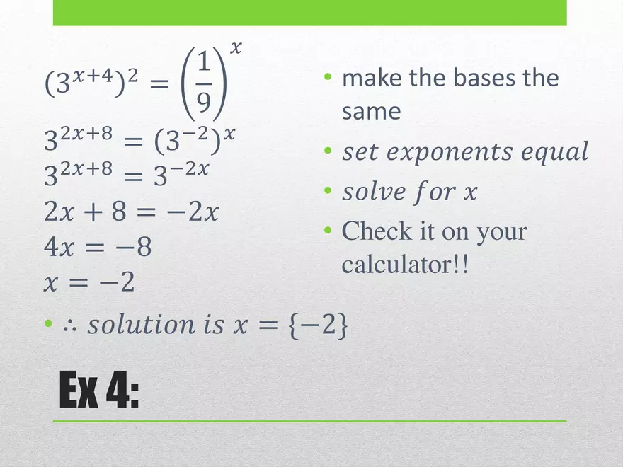 2.04 ExpLog - Exponential Equations Inequalities - Page 4