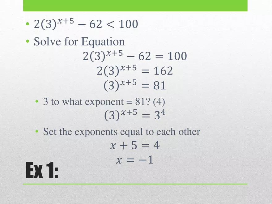2.04 ExpLog - Exponential Equations Inequalities - Page 6