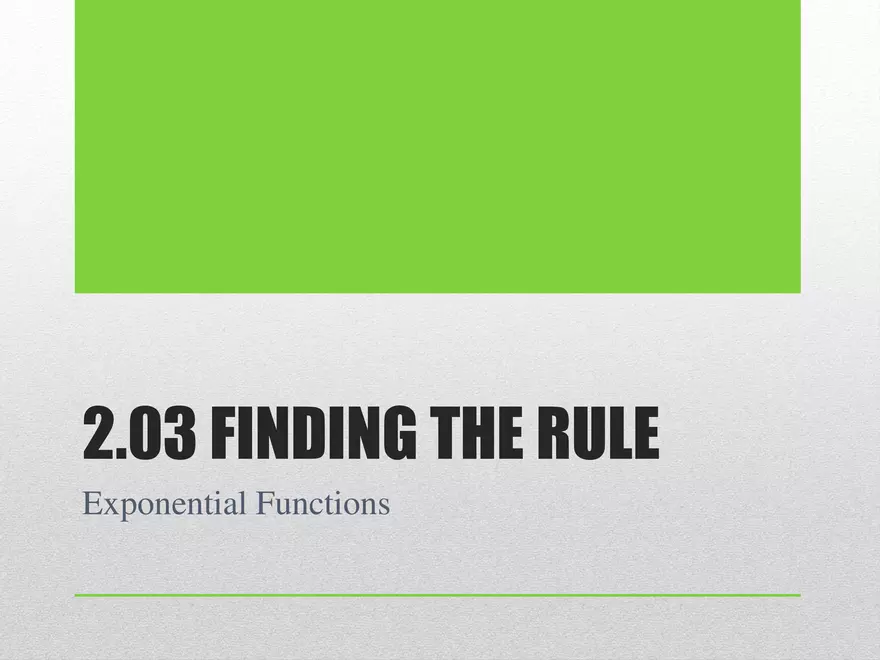 2.03 ExpLog - Exponential Finding Rule - Page 2