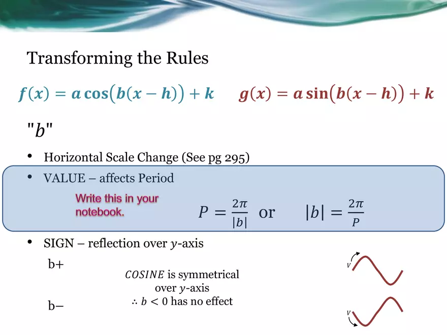 3.08B - Intro to Transformed Sinusoidal Functions - Page 8
