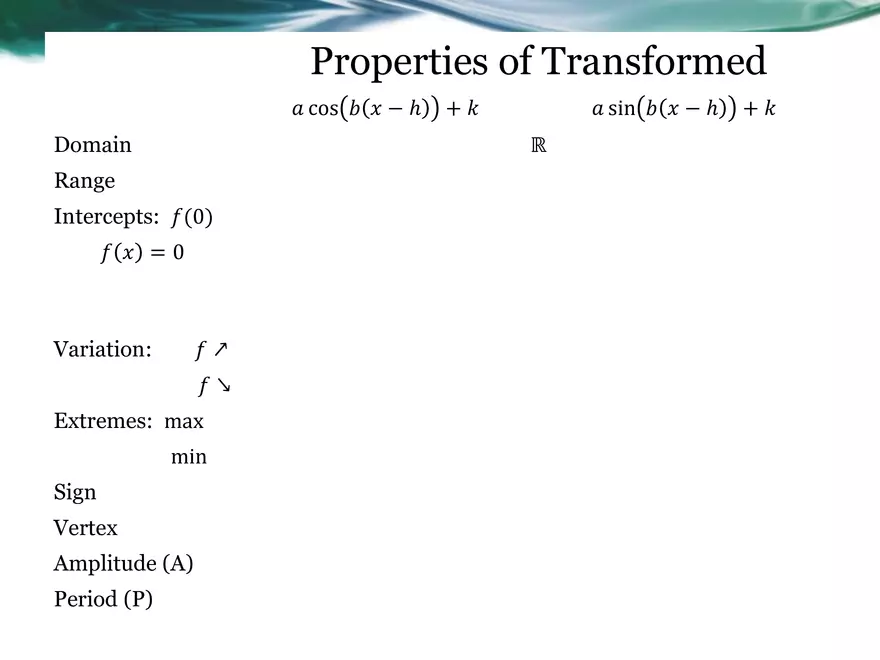 3.08B - Intro to Transformed Sinusoidal Functions - Page 11