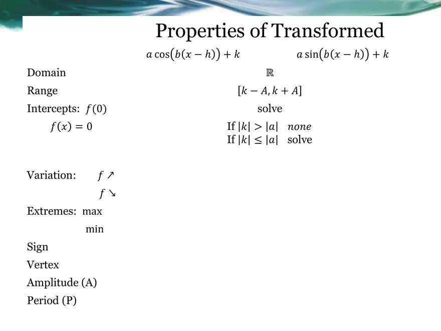 3.08B - Intro to Transformed Sinusoidal Functions - Page 13