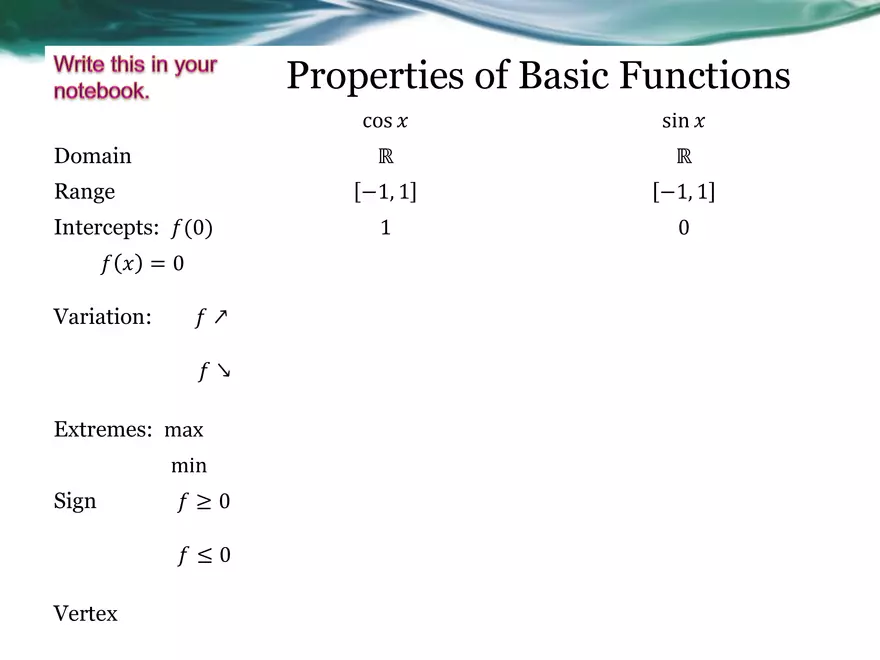 3.08A - Basic Sinusoidal Functions - Page 12