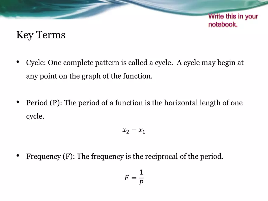 3.08A - Basic Sinusoidal Functions - Page 23