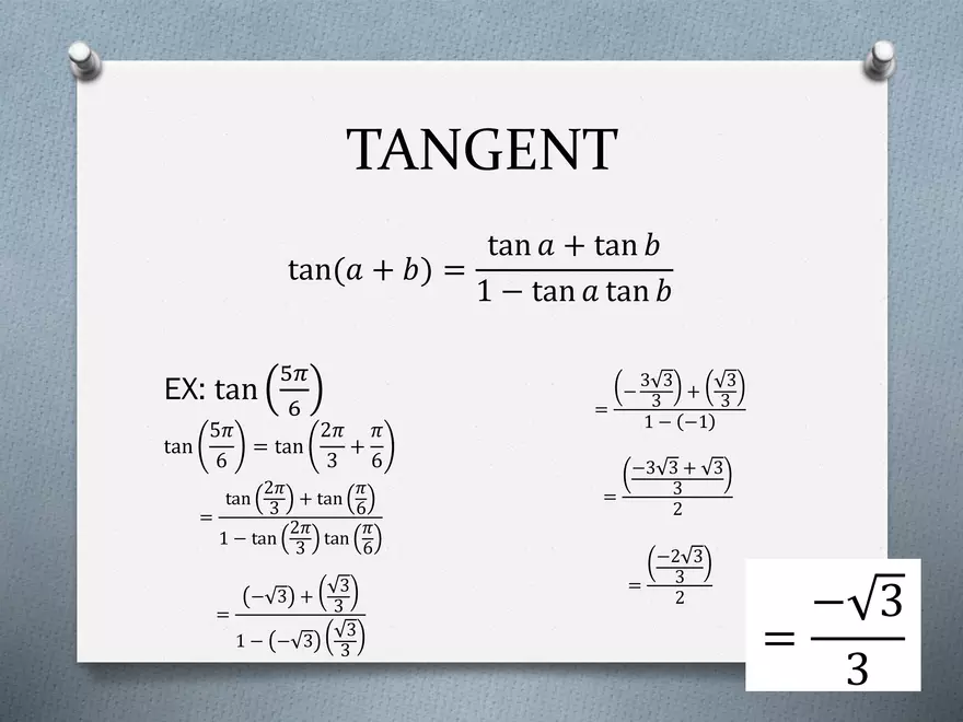 3.07 - Trig Angles - Sums and Diffs - Page 10