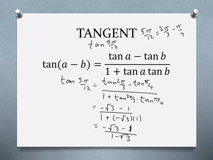 3.07 - Trig Angles - Sums and Diffs - Page 14