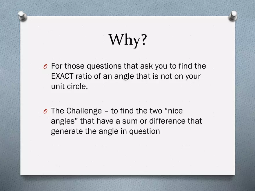 3.07 - Trig Angles - Sums and Diffs - Page 2