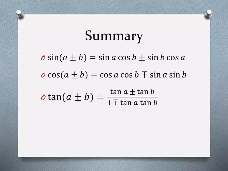 3.07 - Trig Angles - Sums and Diffs - Page 5