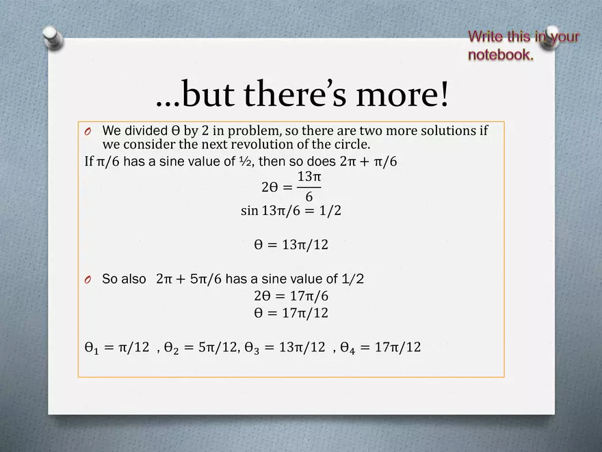 3.05 - Basic Trig Equations - Page 7
