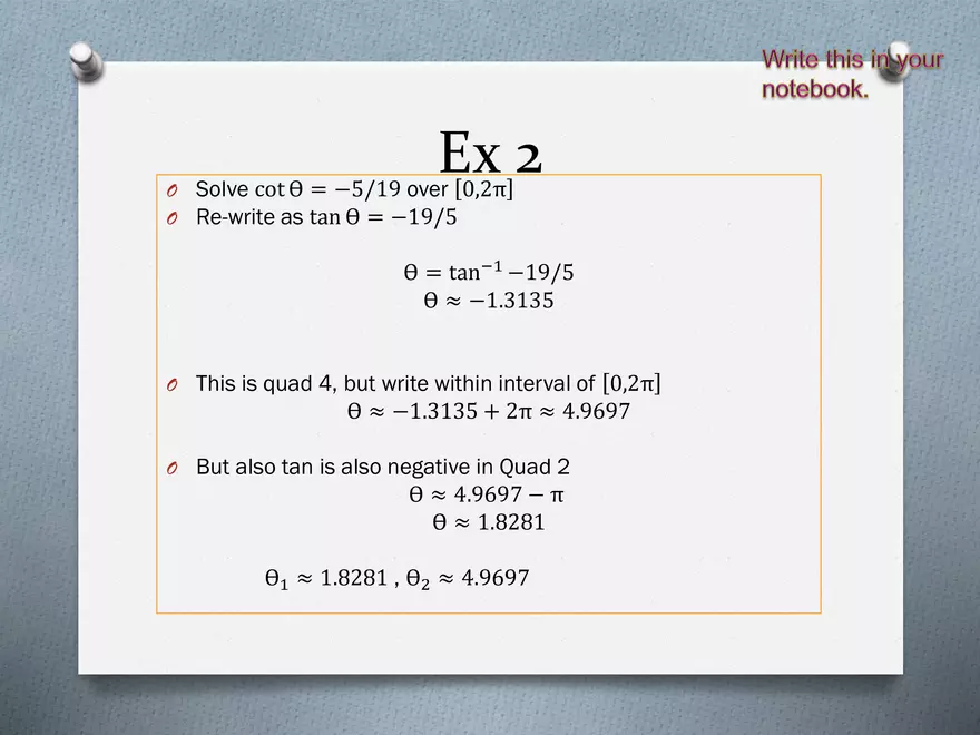 3.05 - Basic Trig Equations - Page 5