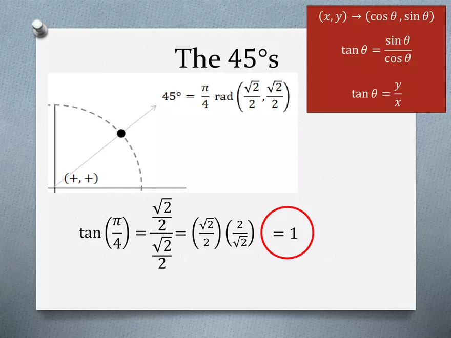 3.03 - The Unit Circle - All Ratios - Page 15