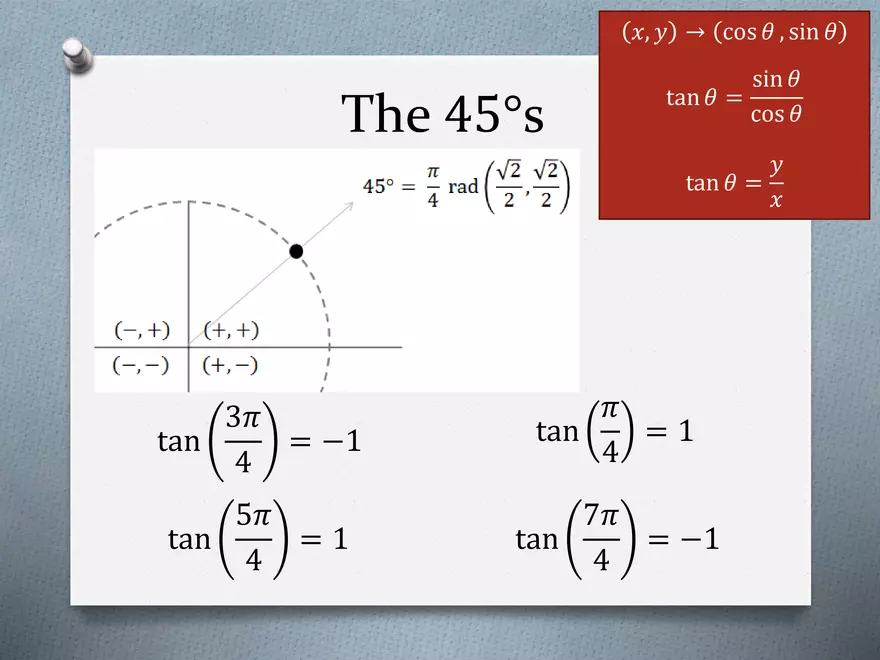 3.03 - The Unit Circle - All Ratios - Page 16