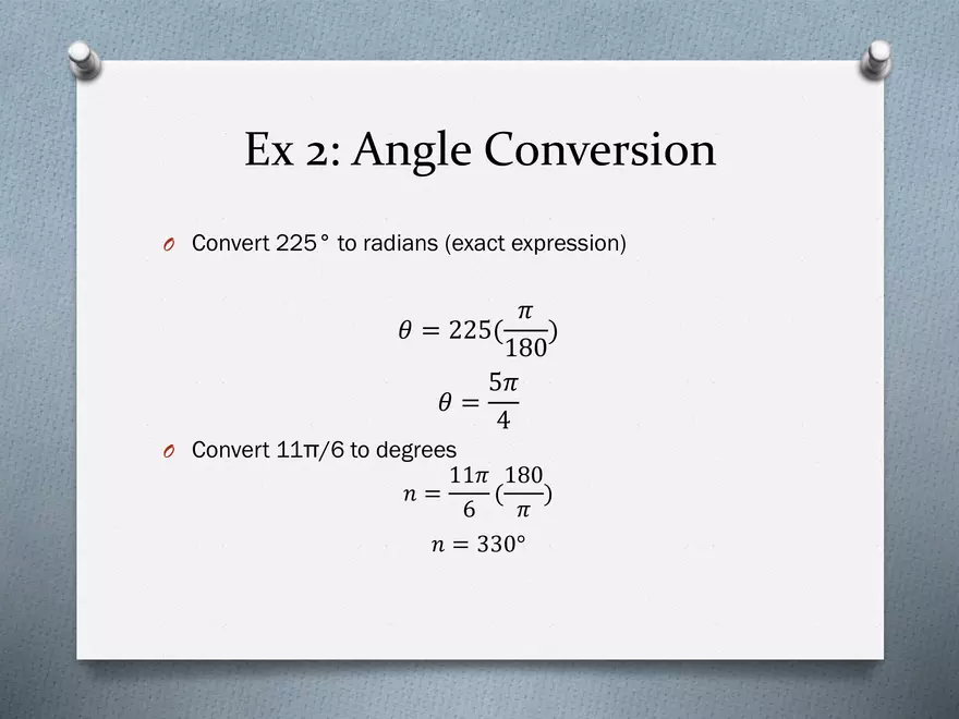 3.01 - Arc Length and Radians - Page 11