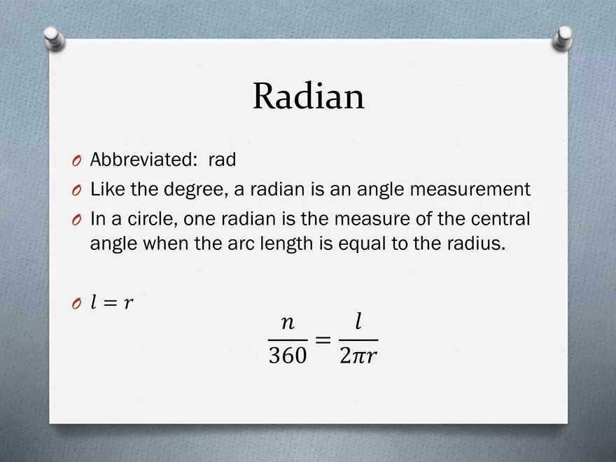 3.01 - Arc Length and Radians - Page 5