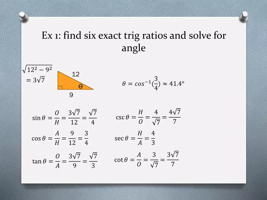 3.00 - Review of Trigonometry - Page 6
