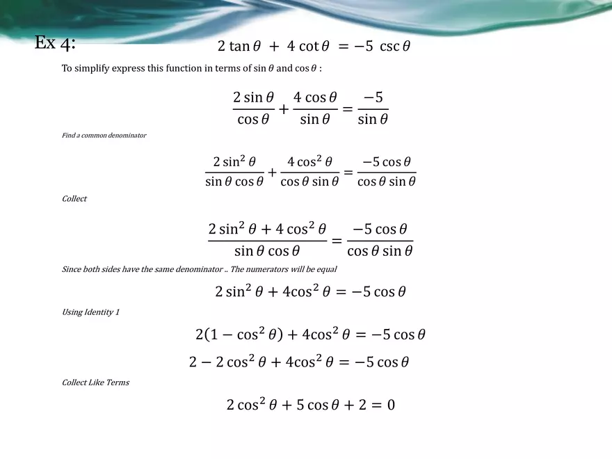 3.11 - Larger Trigonometric Equations - Page 7