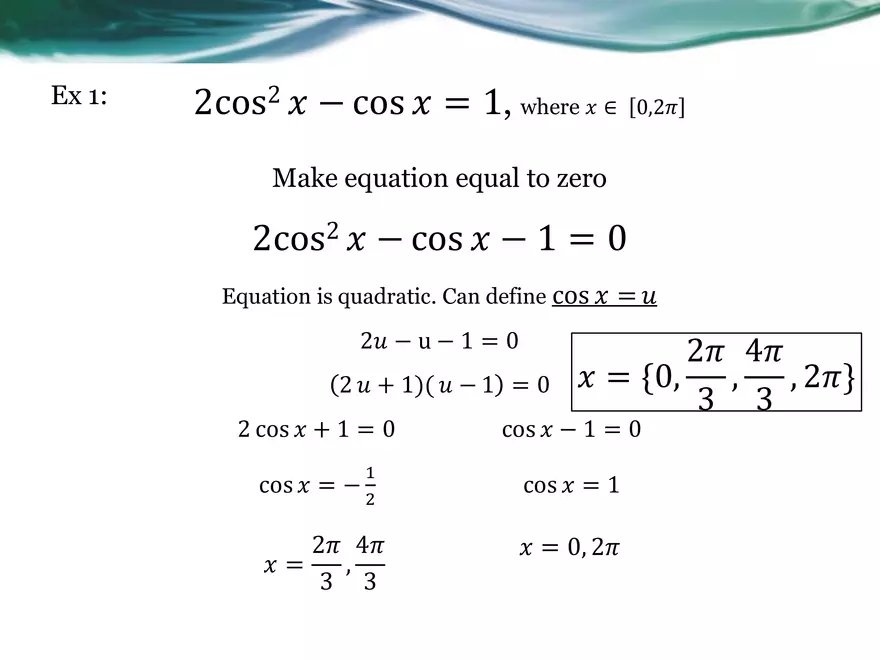 3.11 - Larger Trigonometric Equations - Page 3
