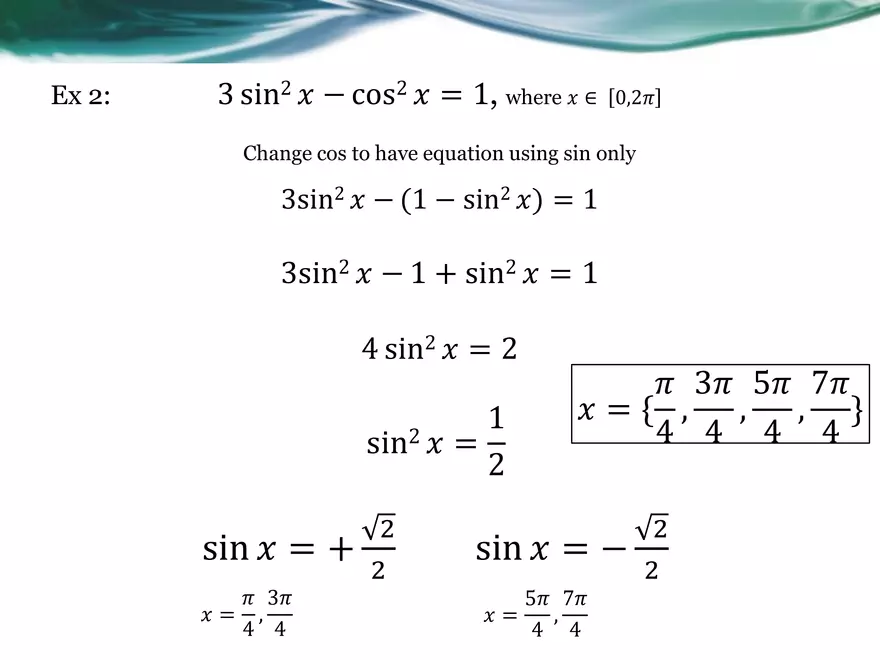 3.11 - Larger Trigonometric Equations - Page 4