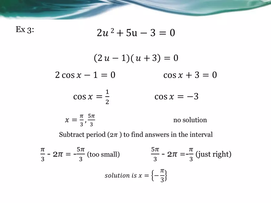 3.11 - Larger Trigonometric Equations - Page 6