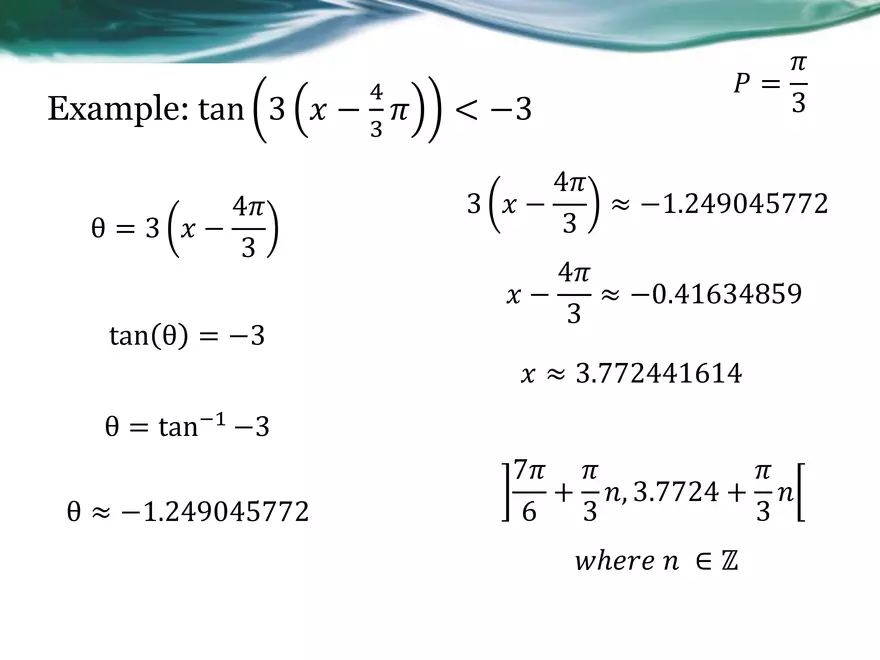 3.09D - Solving Tangent Inequalities - Page 5
