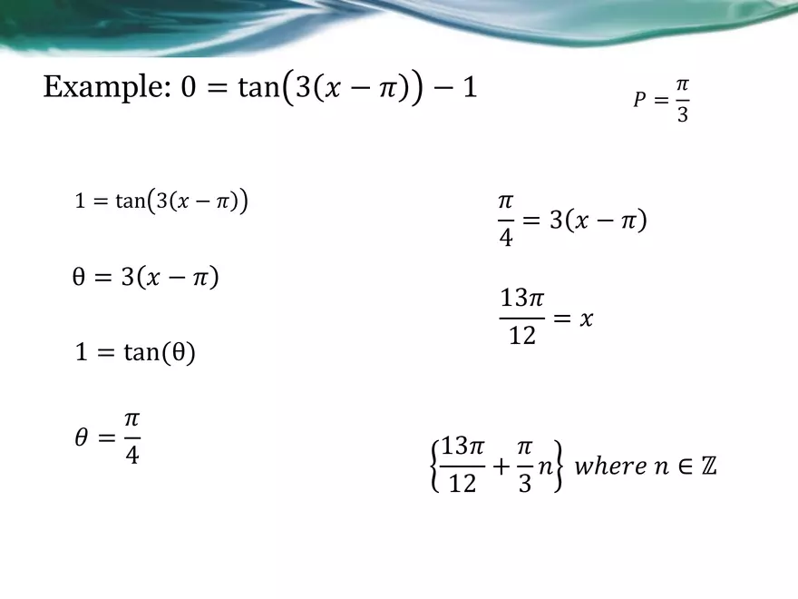 3.09C - Solving Tangent Equations - Page 3