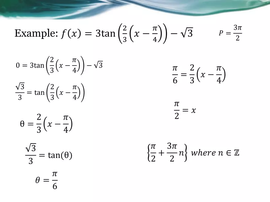 3.09C - Solving Tangent Equations - Page 4