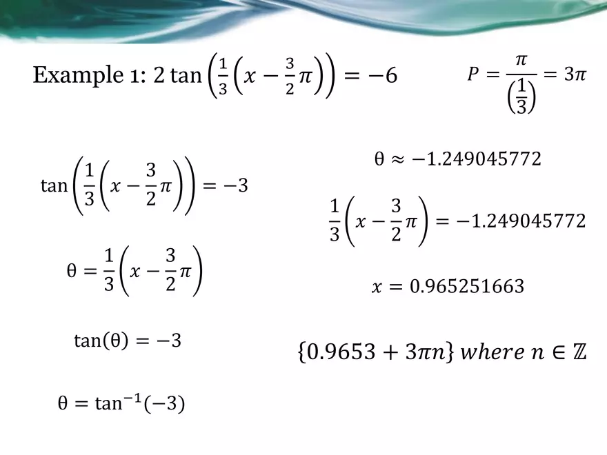 3.09C - Solving Tangent Equations - Page 5