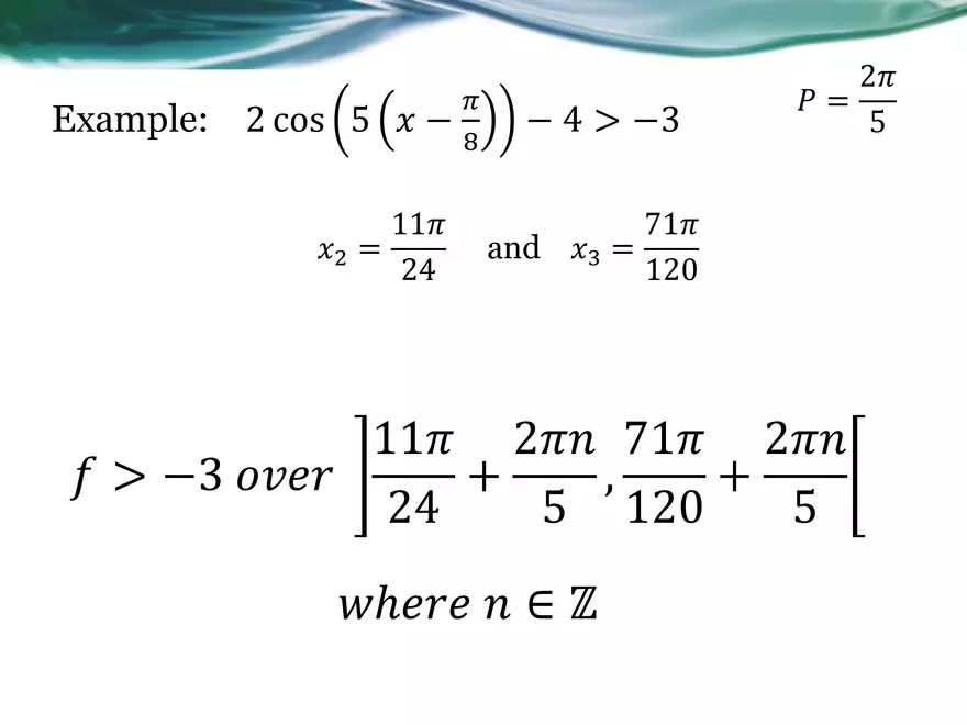 3.08F - Solving Sinusoidal Inequalities - Page 11