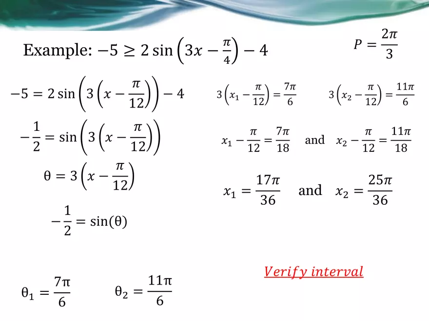 3.08F - Solving Sinusoidal Inequalities - Page 5