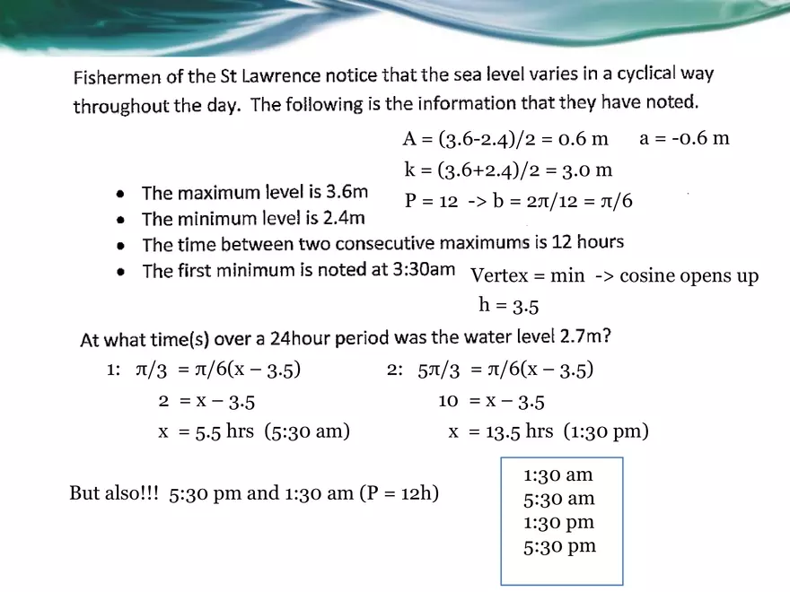 3.08E - Solving Sinusoidal Equations - Page 4