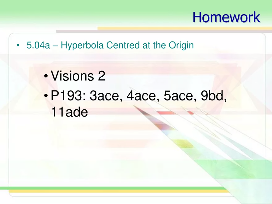 5.04a - Hyperbola at Origin - Page 20