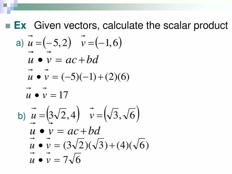 6.06 - Scalar Product - Page 11