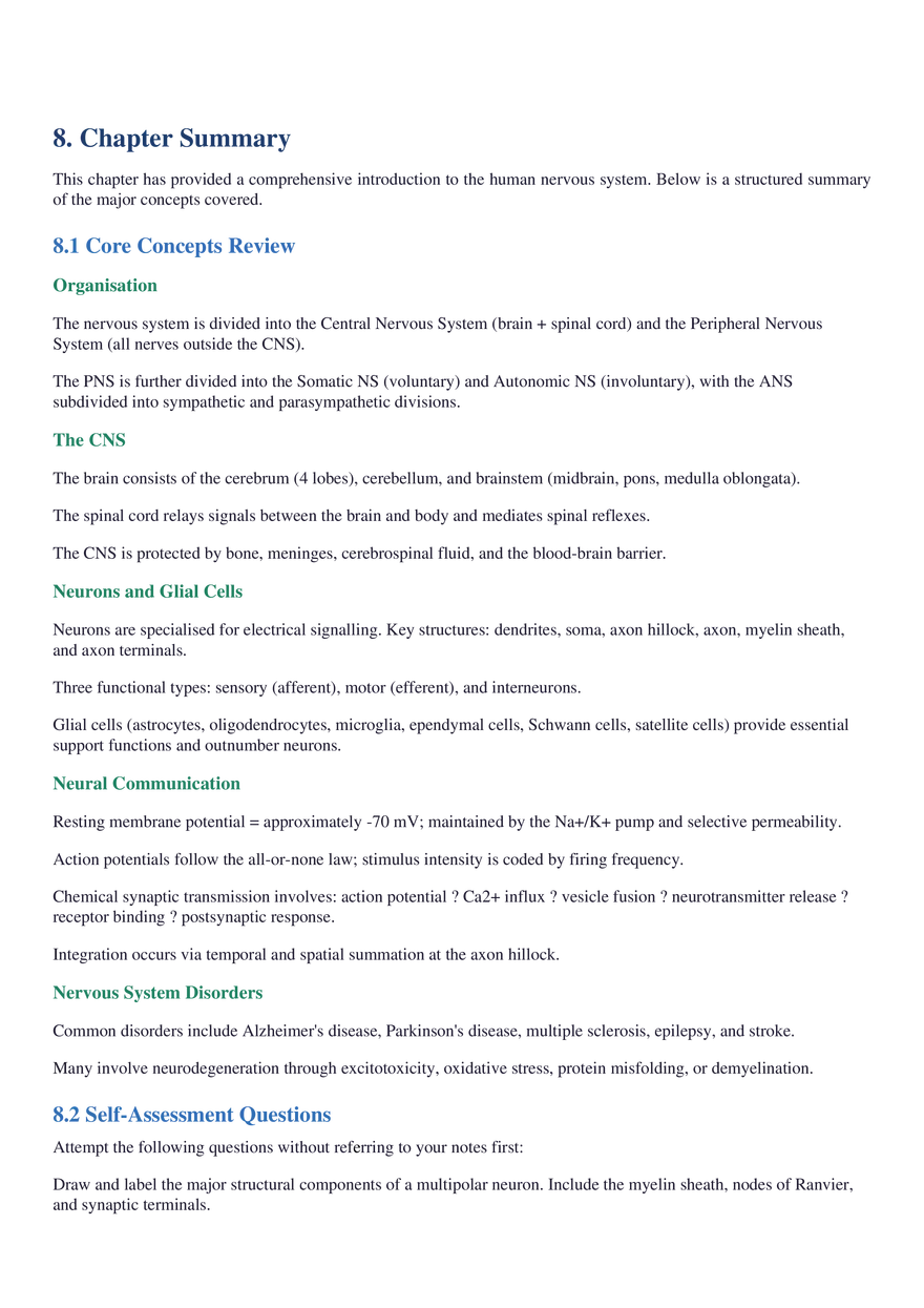 Structure, Function, Communication & Disorders - Page 7