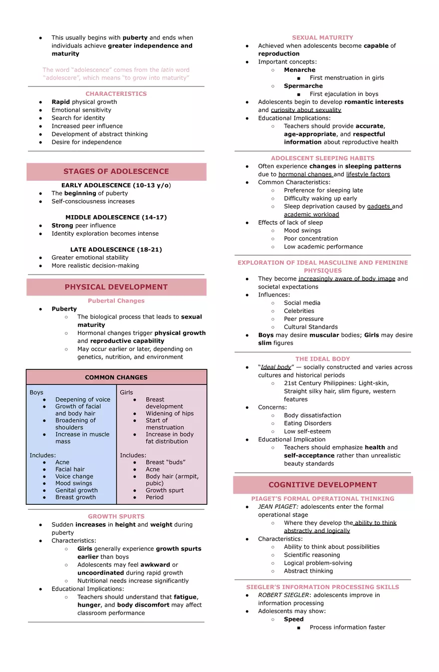 Child And Adolescent Development - Page 7