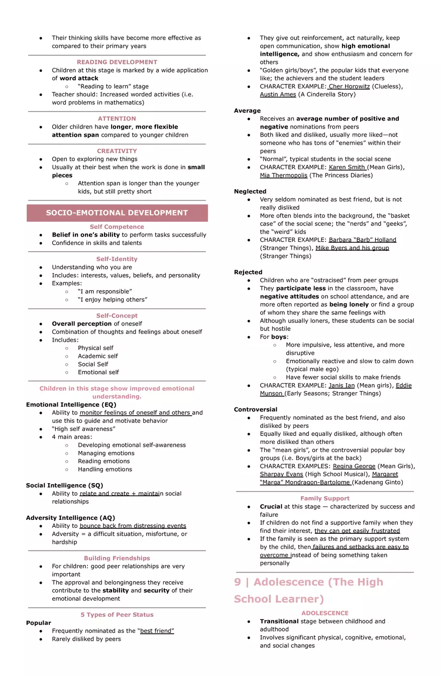 Child And Adolescent Development - Page 6