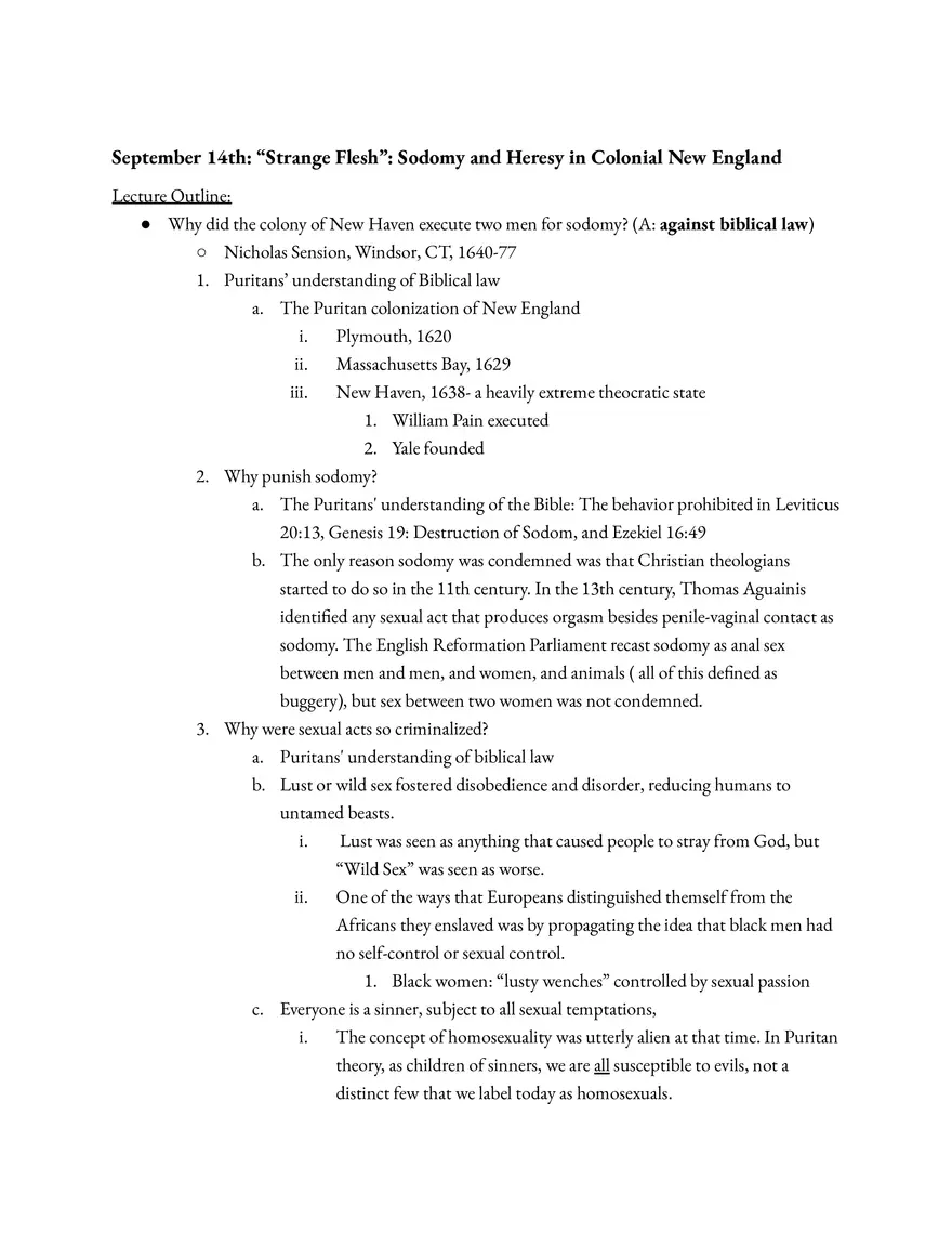 Sodomy and Heresy in Colonial New England - Page 1