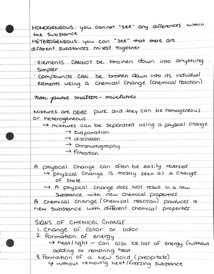 Compounds, Formulas, & Chemical Change Notes - Page 2