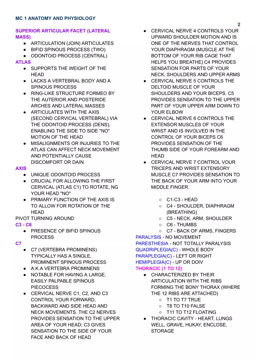 Mc 1 Spinal Cord - Page 2