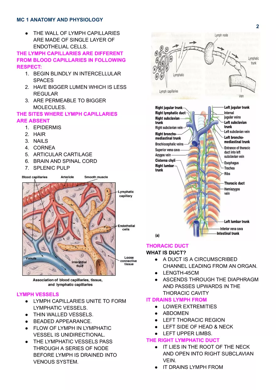 Mc 1 Lymphatic System - Page 2