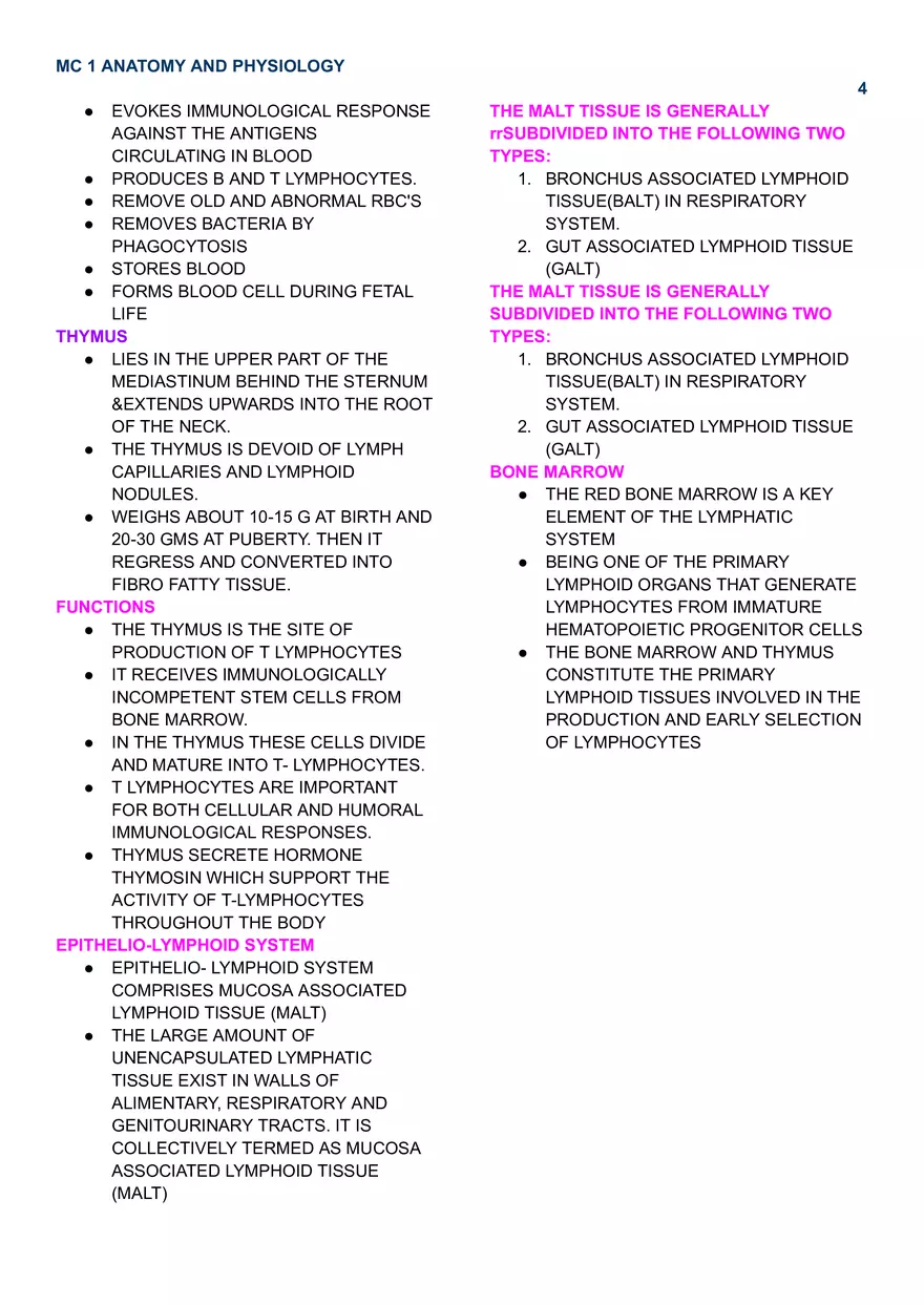 Mc 1 Lymphatic System - Page 4
