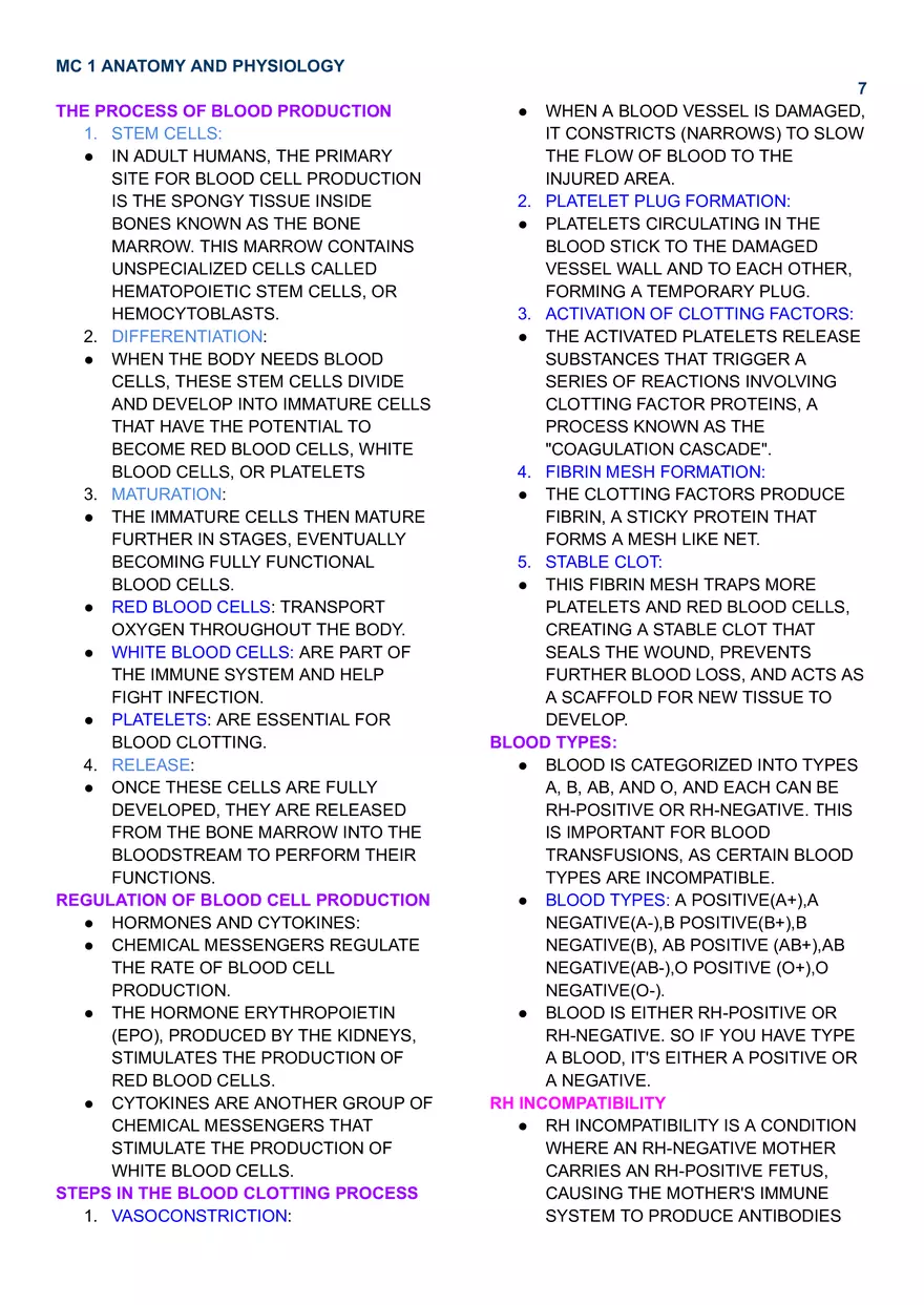 MC 1 Endocrine System - Page 7