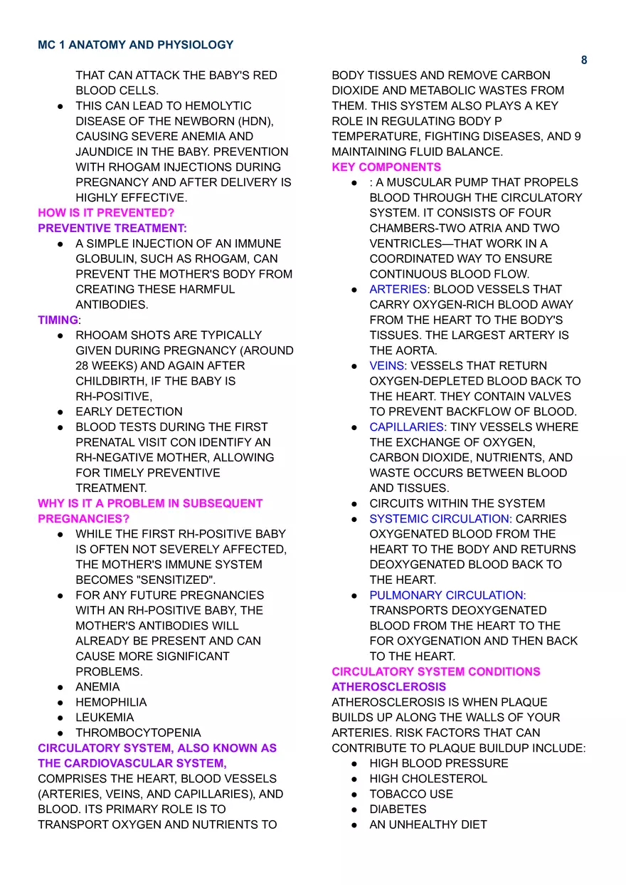 MC 1 Endocrine System - Page 8