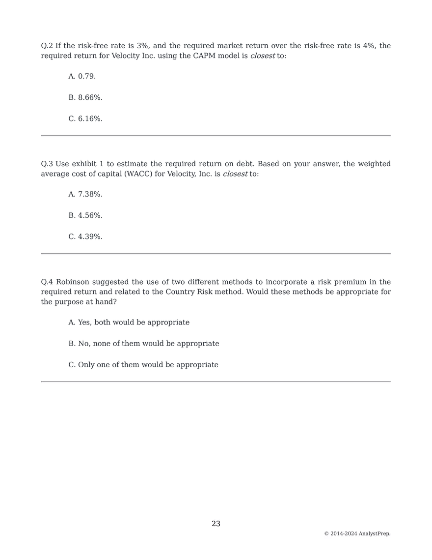 Mock Questions - Mock Exam 2025 #2- First Session - Page 99
