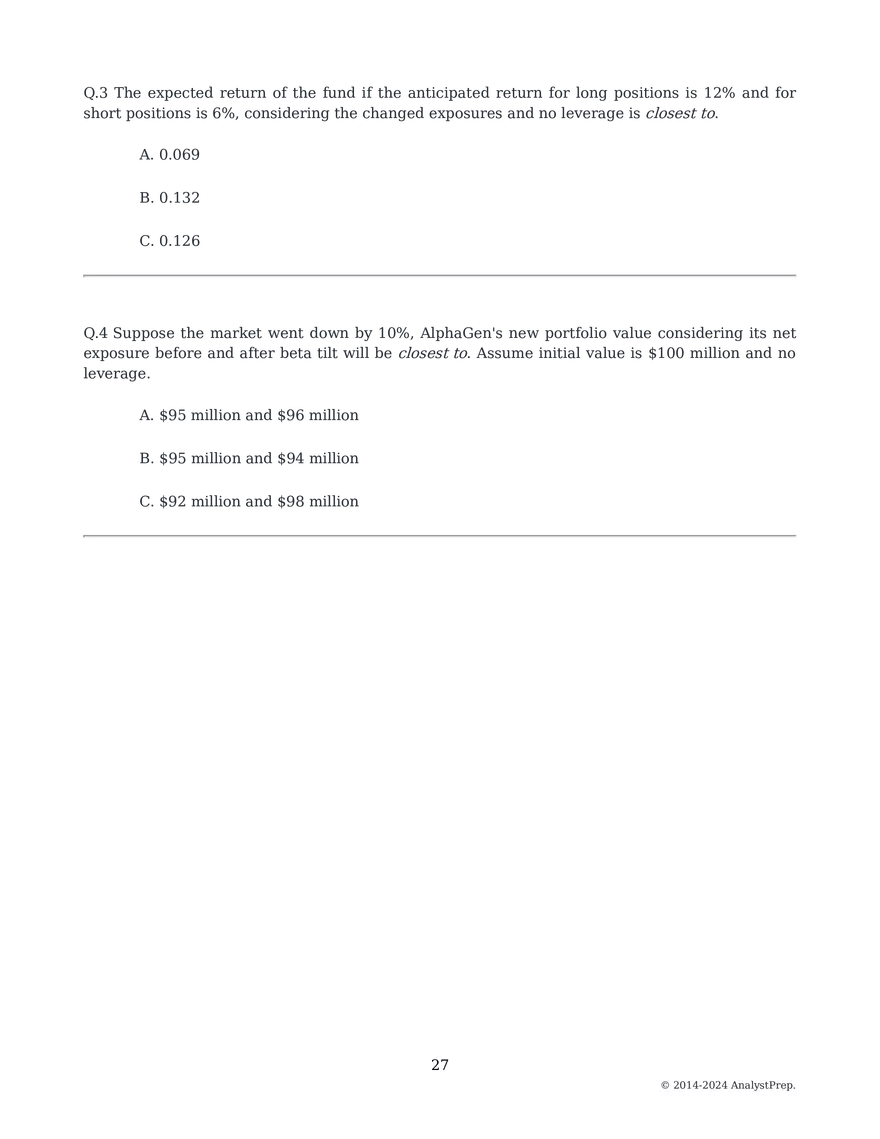 Mock Questions - Mock Exam 2025 #2- First Session - Page 103