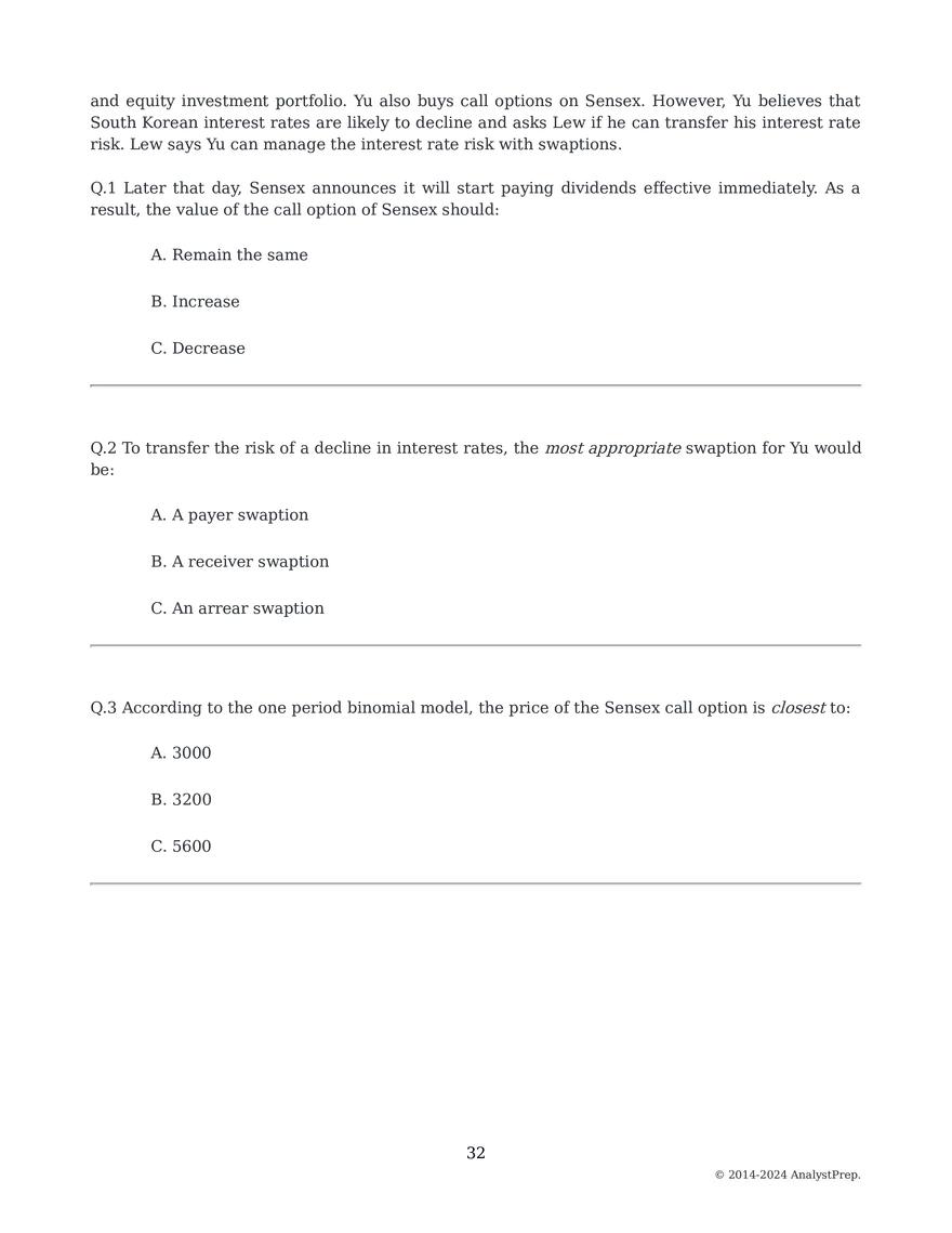 Mock Questions - Mock Exam 2025 #2- First Session - Page 109