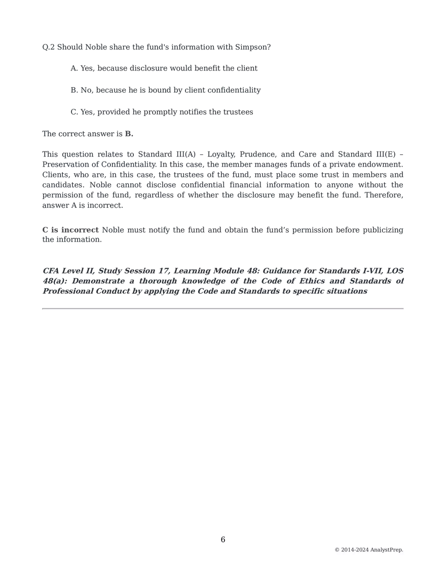 Mock Questions - Mock Exam 2025 #2- First Session - Page 121