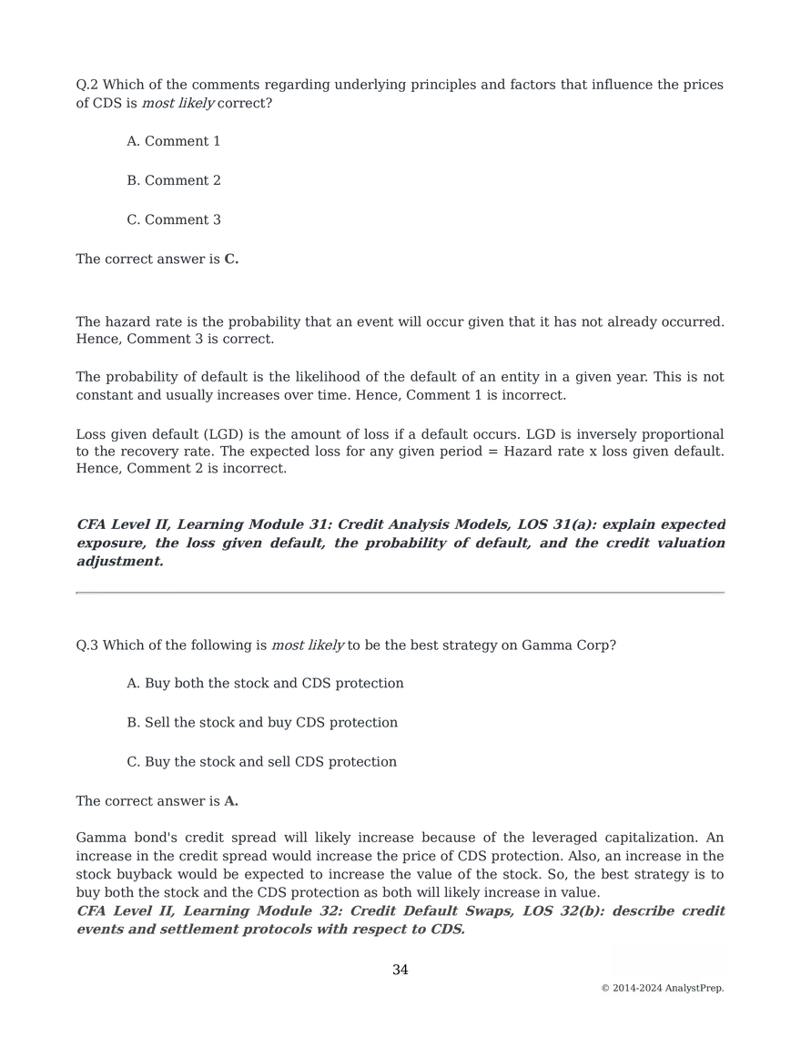 Mock Questions - Mock Exam 2025 #2- First Session - Page 13