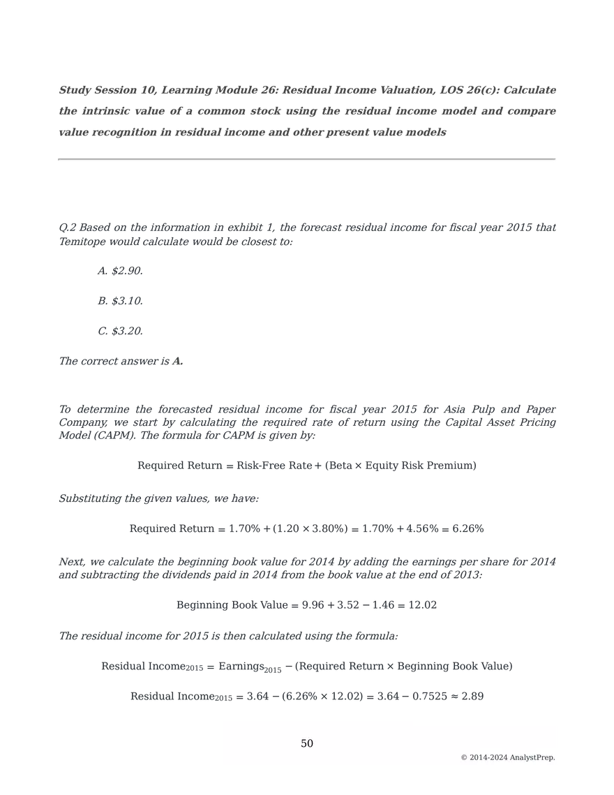 Mock Questions - Mock Exam 2025 #2- First Session - Page 31