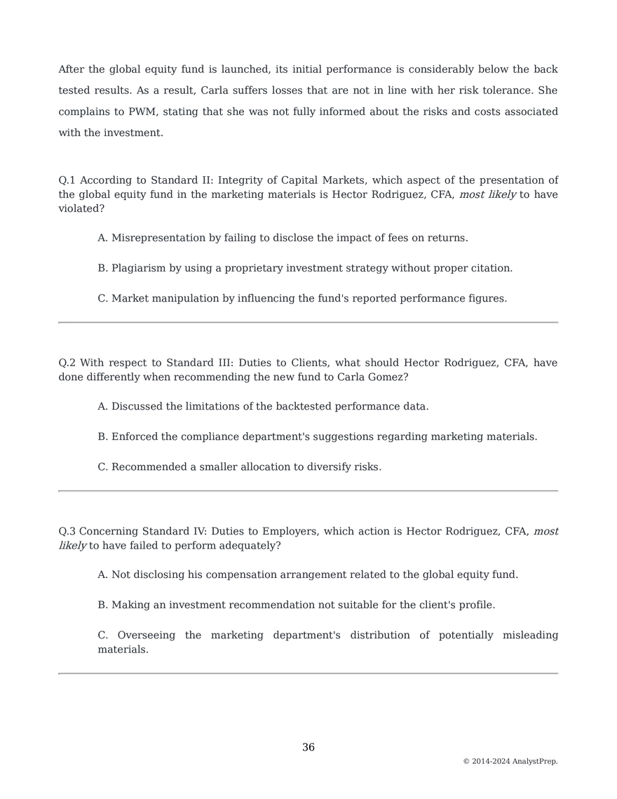 Mock Questions - Mock Exam 2025 #2- First Session - Page 70