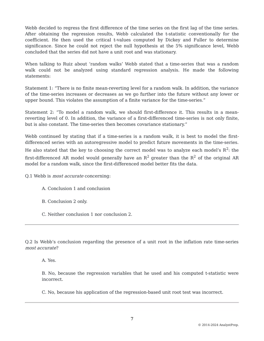 Mock Questions - Mock Exam 2025 #2- First Session - Page 81